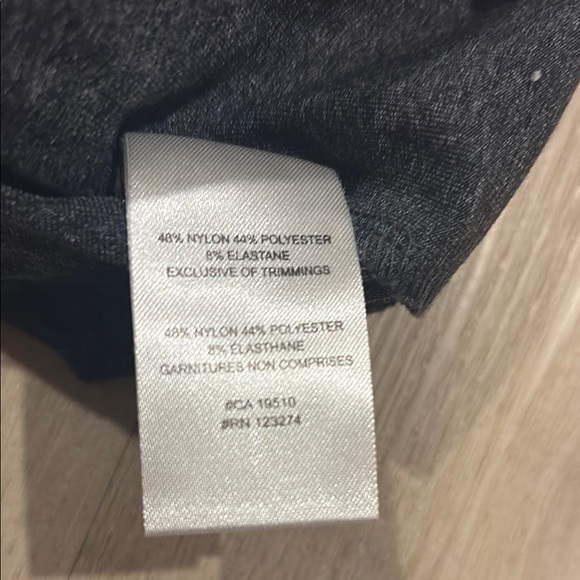 Gray Long Sleeve Dress with Cowl Neck - Picture 9 of 9